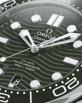 Seamaster Diver 300M Green 42 mm em Bracelete de Borracha