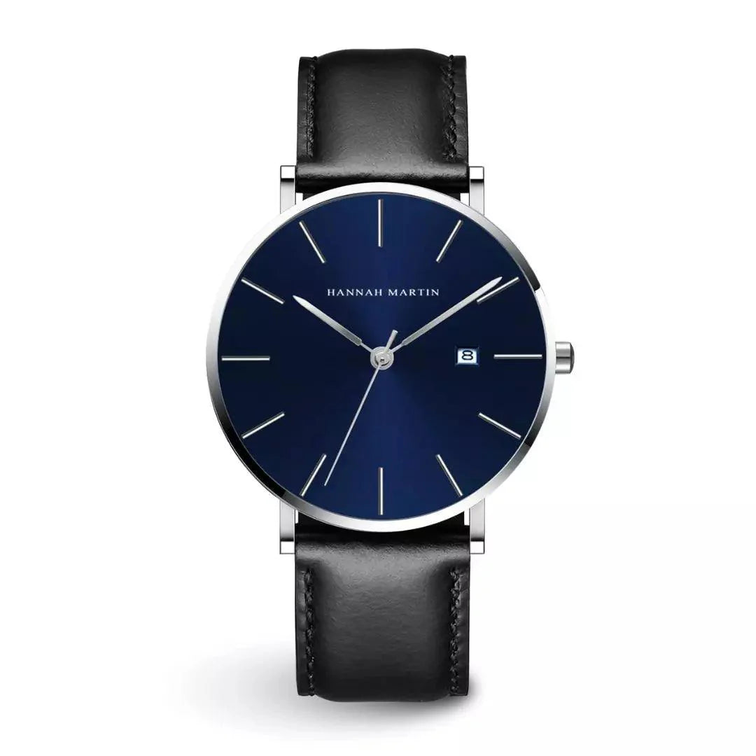 Relógio Masculino Classic Blue Hannah Martin