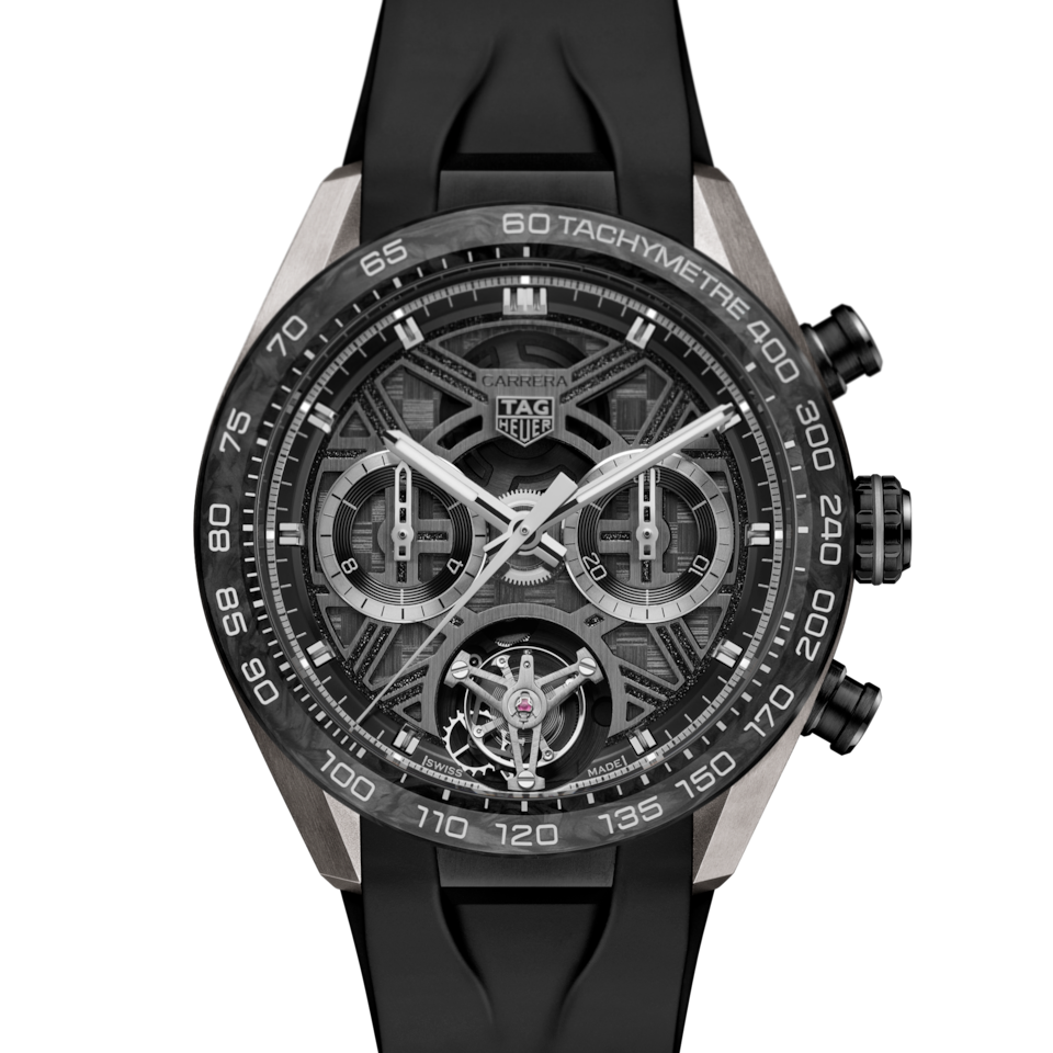 T. H. Carrera Tourbillon Extreme Sport 44 mm Black