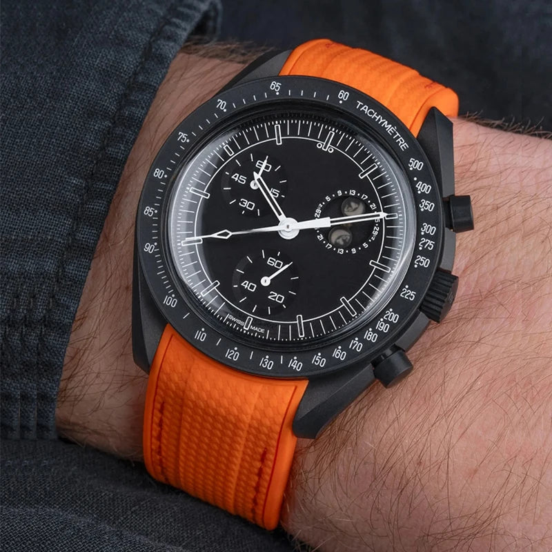 Pulseira Mission Strap Inspired by MoonSwatch 20mm