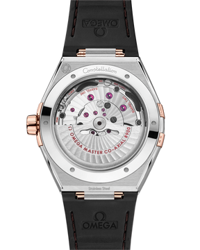 Constellation 41 mm Aço Bracelete de Couro