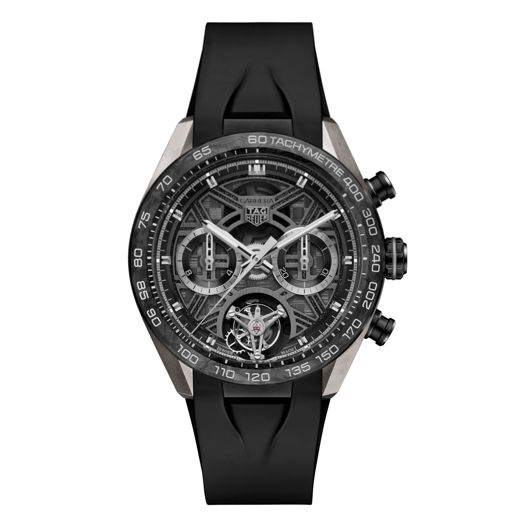 T. H. Carrera Tourbillon Extreme Sport 44 mm Black