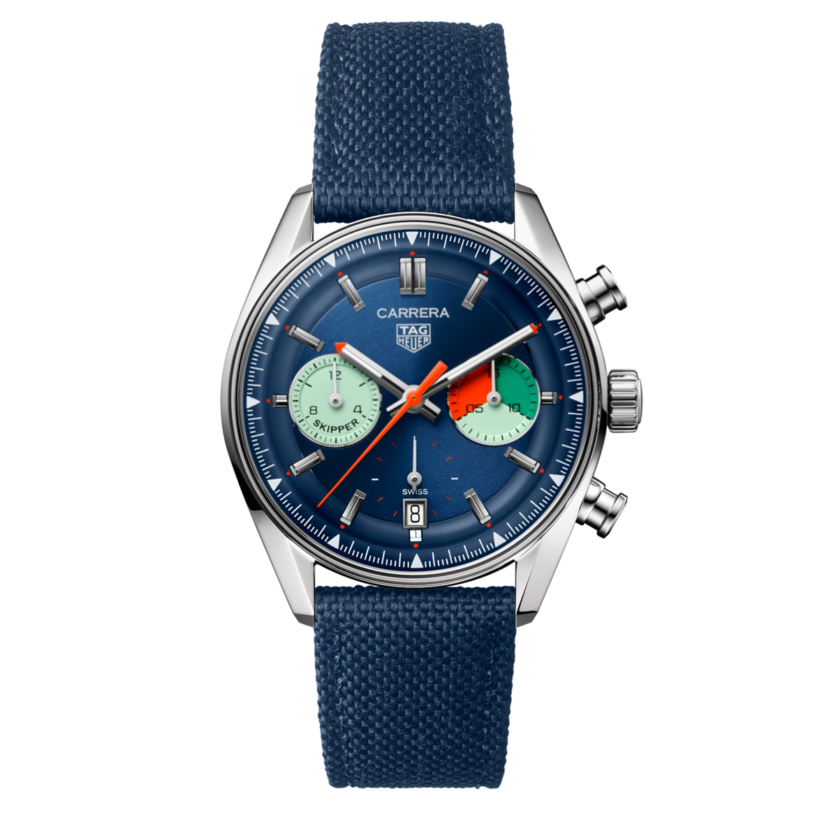 T. H. Carrera Skipper Silver 39 mm